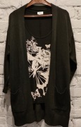 Zestaw 2szt. L/XL kardigan, tunika