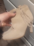 Botki zamszowe Promod 37 rozmiar jak nowe