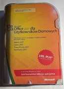 OFFICE 2007 HOME DLA UŻYTKOWNIKÓW BOX 3PC Wersja PL CD
