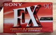 Kaseta magnetofonowa Sony FX90 lata 90te nowa