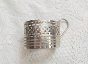 prl uchwyty na szklanki, metalowe koszyki do szklanek vintage