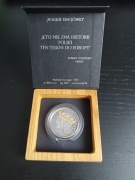 Polskie Uncjówki Królowa Jadwiga 1 uncja Srebra Antique Gold numer 211