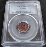 2 GROSZE 1938 ROK - PCGS MS 64 RB