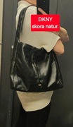 Torba torebka worek DKNY skóra naturalna