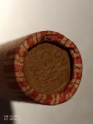 ROLKA BANKOWA 1 CENT 50 MONET USA 1908 DO 1958  NIEPRZESZUKANE