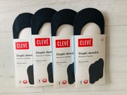 Nowe stopki bezszwowe czarne 3 opakowania