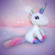 Tęczowy jednorożec konik, koń kucyk, ponny rękodzieło