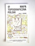 Mapa topograficzna ELBLĄG 1:200000 (93r.) N-34-XIV 