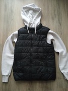 Bluza biała + bezrękawnik czarny rozmiar S 