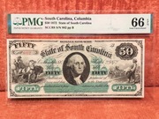 50 DOLARÓW USA 1872 , SOUTH CAROLINA