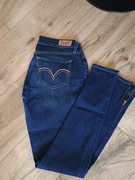 W28 L30 LEVI'S Damskie dżinsy Skinny-rurki z zameczkami