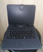 Klawiatura uniwersalna do tabletu wraz z etui kolor czarny