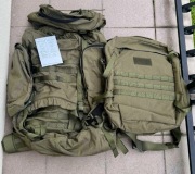 Plecak górski duży 987B + mały + pokrowiec - nowy 