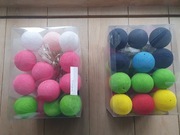 Lampki - girlanda świetlna - bawełniane kule 