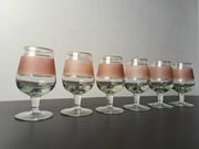 Kieliszki do koniaku zestaw 6 szt. PRL