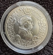 TALAR ZYGMUNTA I STAREGO z 1533 r. 20g Ag999 KOPIA