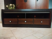 Szafka RTV ciemny brąz