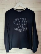 Tommy Hilfiger granatowa koszulka longsleeve S