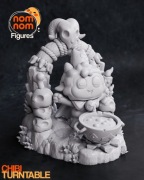Figurka druk 3D żywica 12K " Chibi Lamb - Cult of the Lamb " - Chibi