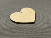 10 szt drewniane serce sklejka szer. 30mm / 3 cm wycinane laserowo