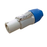 ROXTONE RPCO001 złącze kablowe wtyk wyjście Powercon szaro-niebieskie