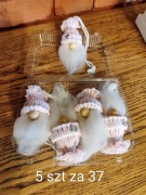 Zestaw Mikołajków, zawieszki, ozdoby choinkowe