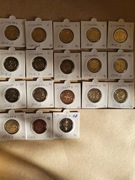 Zestaw 2 euro Litwa 2015 - 2025 (18 UNC) + plus holdery i wysyłka gratis