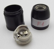 Oprawka żarówki z gwintem E14 z czasów PRL - F1