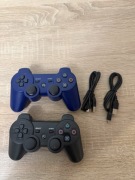Nowe pady do PS3 zamienniki + kable (komplet 2 szt)