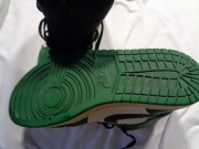 Buty Air Jordan 1 Mid  zielone wysokie roz 45. 29 cm