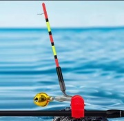 Sygnalizator brań - antenka LED+dzwonek, stałe podświetlenie 