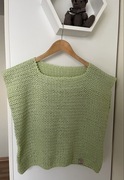 Elegancki top damski ręcznie wykonany na szydełku, top handmade