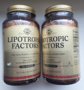 SOLGAR CZYNNIKI LIPOTROPOWE CHOLINA LIPOTROPIC FACTORS - 200 TABLETEK