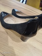 Buty na obcasie szpilki 40 Filippo błyszczące Sylwester