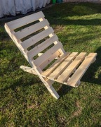Leżak Krzesło ogrodowe drewniane składane | świerk skandynawski | producent