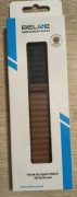 Pasek do smartwatcha AppleWatch BELINE 38/40/41/42mm skórzany czarno-brązow