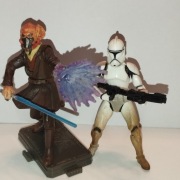 Star Wars-Geonosis Arena- Plo Koon & Clone Trooper
