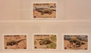 Wyspy Turks & Caicos  1986  Mi 777-80 legwan WWF seria idealna pozycja