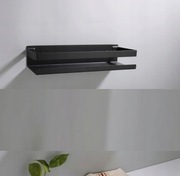 PÓŁKA WISZĄCA LOFT ŚCIENNA CZARNA 30cm