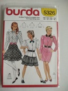 Wykroje krawieckie Burda 5326, rozm. 140 - 176 cm.