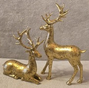 Figurki kolekcjonerskie myśliwskie JELENIE BYKI. Nowe na prezent. Wieniec.