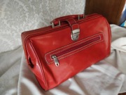 Torba damska skórzana w czerwieni