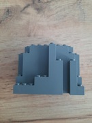 Lego 6082 panel skały ciemnoszary