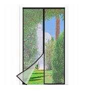 APALUS MAGNETIC SCREEN DOOR MOSKITIERA MAGNETYCZNA  CZARNA 100 X 220 CM