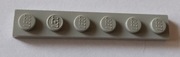 LEGO 3666 jasnoszara płytka 1 x 6 6575