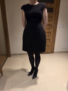 Sukienka koktajlowa/maturalna czarna AGGI r. XS/S