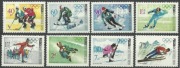 Zimowe Igrzyska Olimpijskie Grenoble 1968. Fi 1673-80 czyste