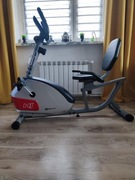 Rower leżący magnetyczny HS-035L Solo srebrny crny czerwony