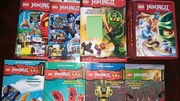 LEGO NINJAGO - KOLEKCJA MAGAZYNÓW, KSIĄŻEK + METALOWE PUDEŁKO Z KLOCKAMI