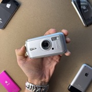 Aparat Pentax Optio W10 silver wodoodporny cyfrówka vintage zdjęcia retro